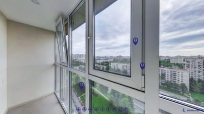 3D тур по балкону для компании Окландия