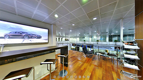 Виртуальная панорама по кафе автосалона BMW